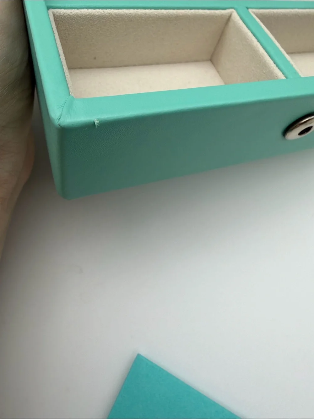 Tiffany & Co. New Small Leather Travel Jewelry Box